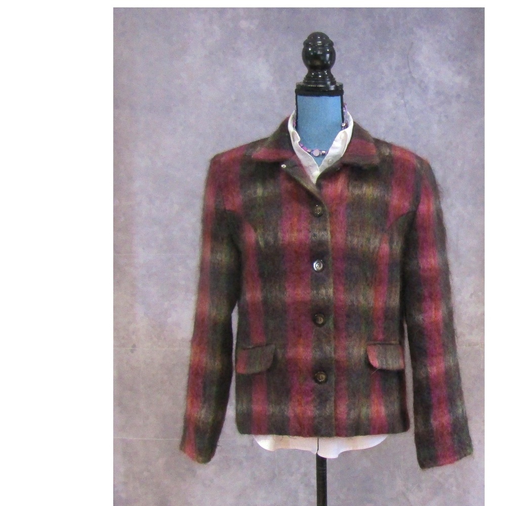 Vintage Andrea Viccaro Mohair Blazer Size 14